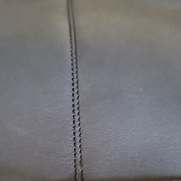 Coach Vintage Black Leather Embossed Bag